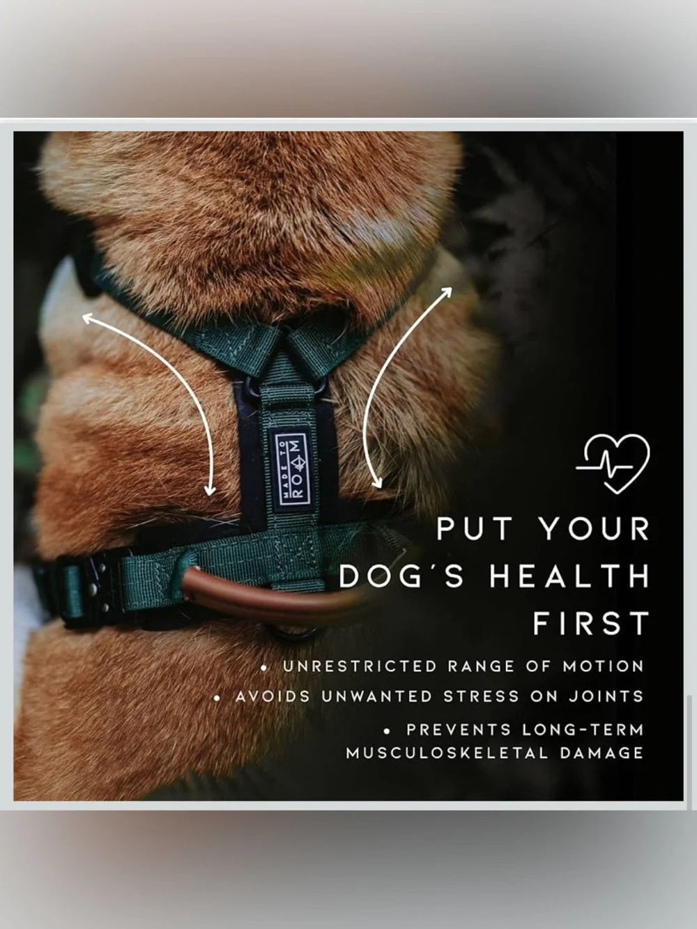 Made to Roam Padded Dog Harness
